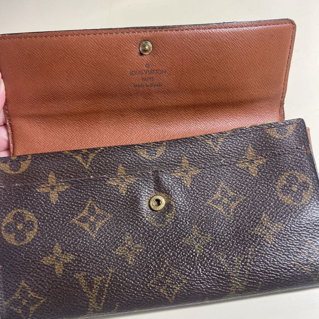 Louis Vuitton Brown Monogram Leather Porte Tresor International Wallet