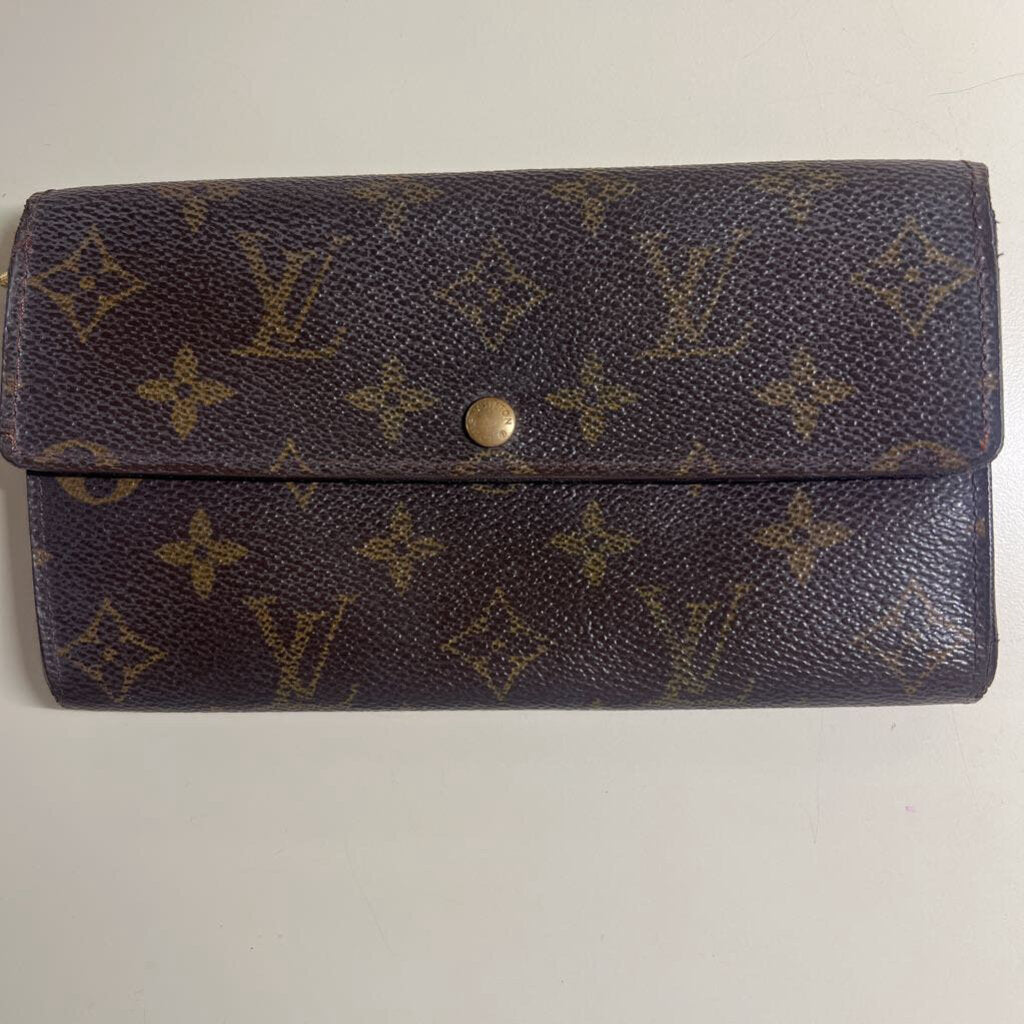 Louis Vuitton Brown Monogram Leather Porte Tresor International Wallet