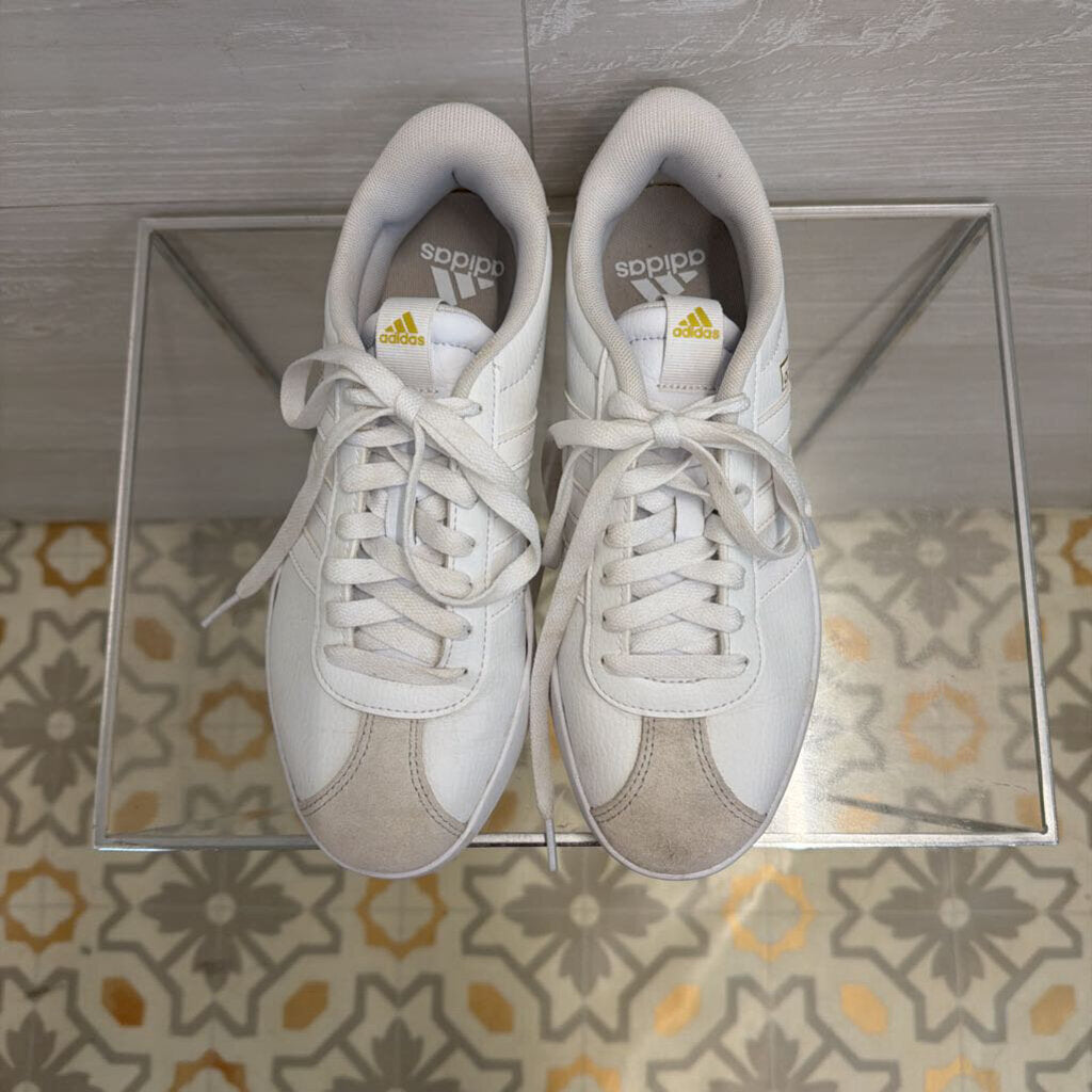Adidas White VL Court 3.0 Sneakers 7