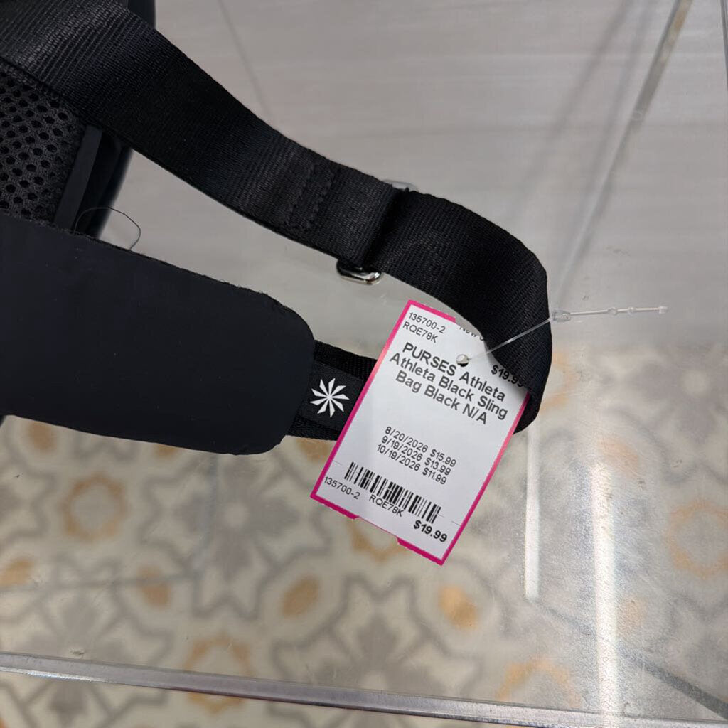 Athleta Black Sling Bag