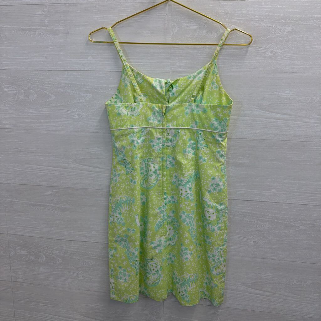 Vintage Lilly Pulitzer Jungle Printed Dress 0