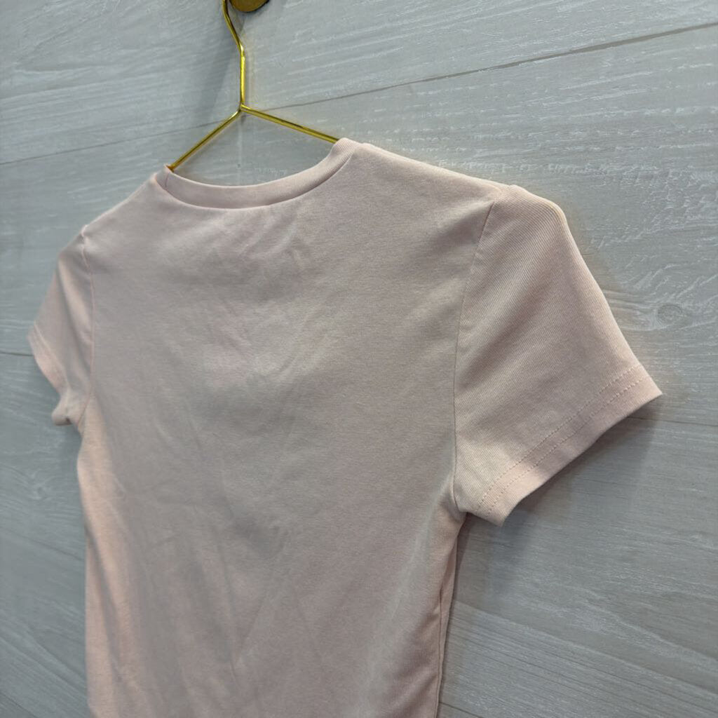 Edikted Pink Magic 8 Ball Cropped Short Sleeve Top Extra Small