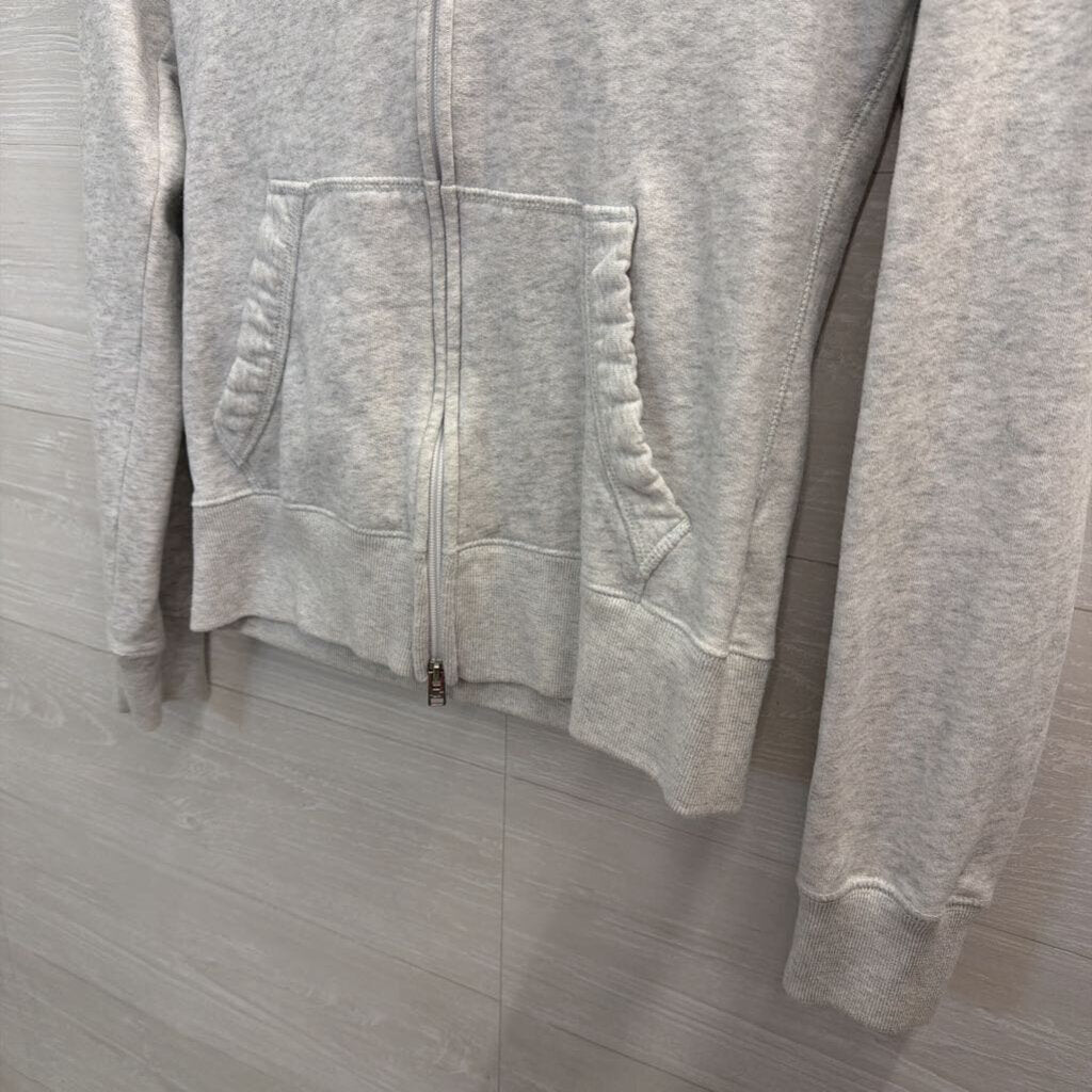 Hollister Grey/ Pink 2001 Zip Up Hoodie Small