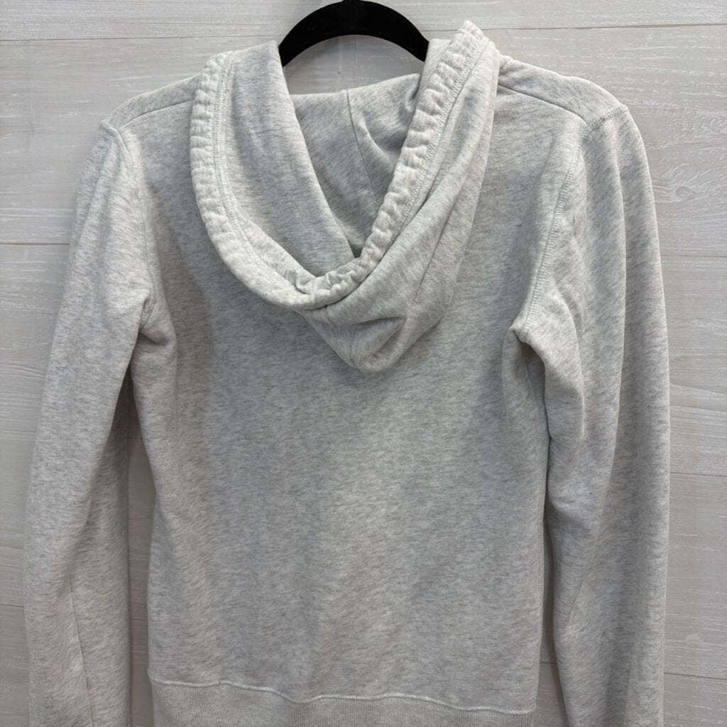 Hollister Grey/ Pink 2001 Zip Up Hoodie Small