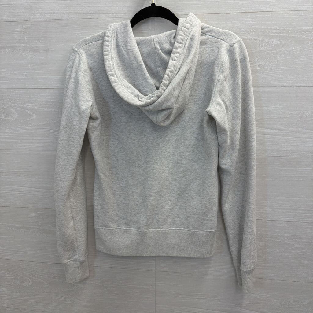 Hollister Grey/ Pink 2001 Zip Up Hoodie Small