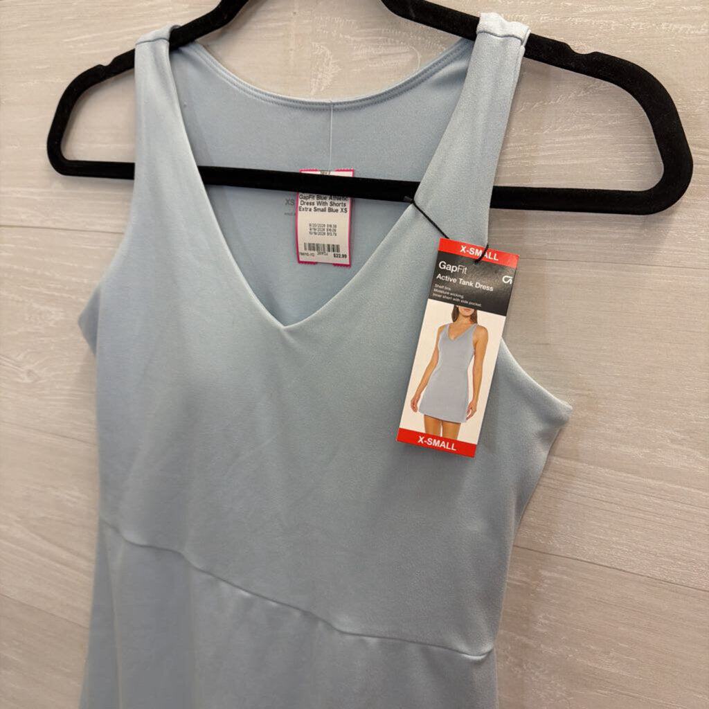 GapFit Blue Athletic Dress With Shorts Extra Small