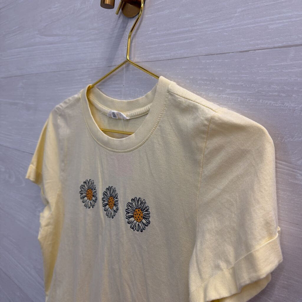 Yellow Grand Canyon Cropped Short Sleeve Graphic Tee Extra Small