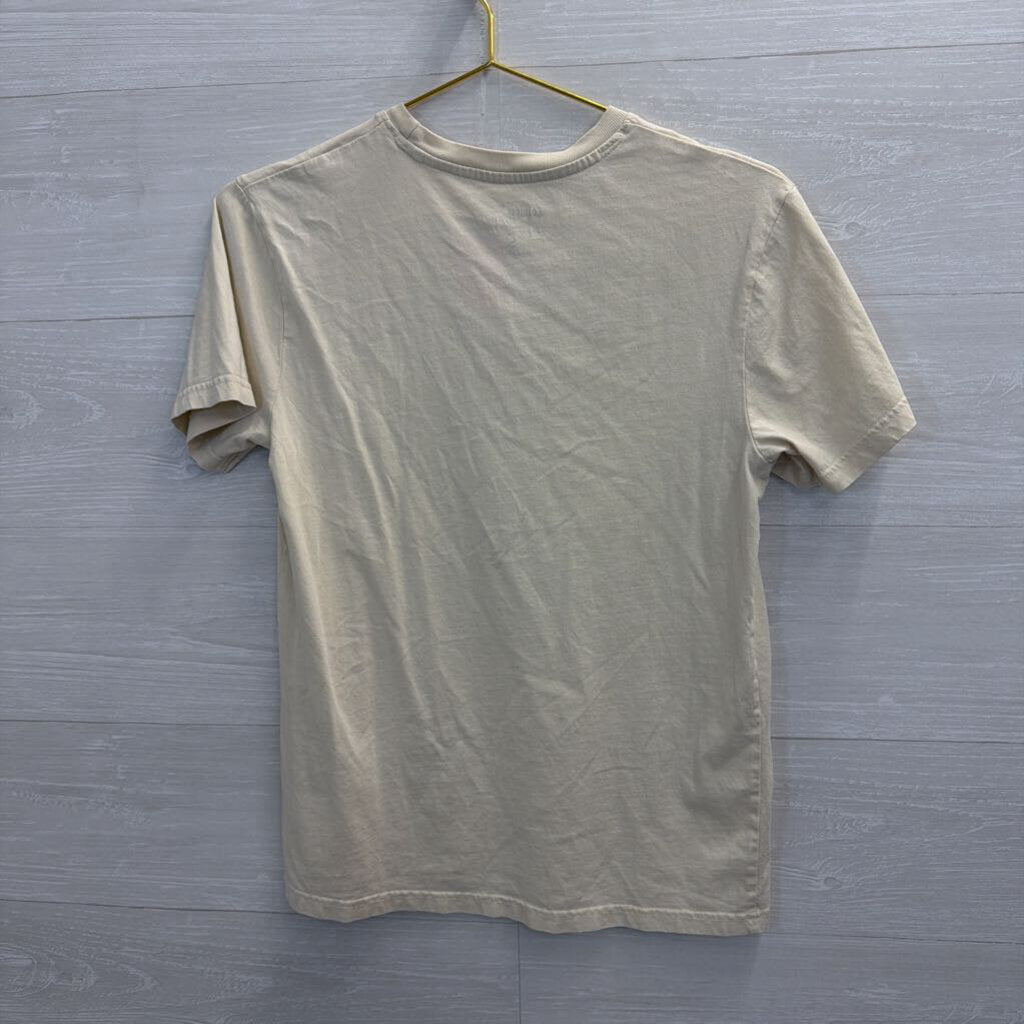 Cream/ Multi Life Is Better With A Cat Short Sleeve Graphic Tee Small