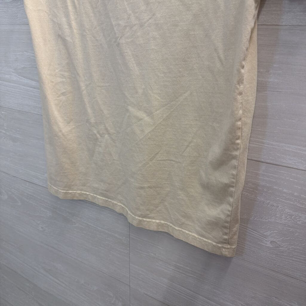 Cream/ Multi Life Is Better With A Cat Short Sleeve Graphic Tee Small