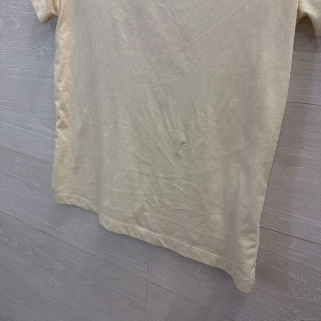 Cream/ Red Hot Dog Short Sleeve Graphic Tee Extra Small