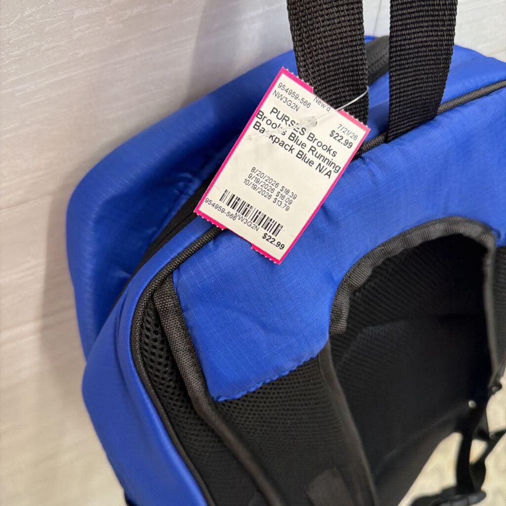 Brooks Blue Running Backpack