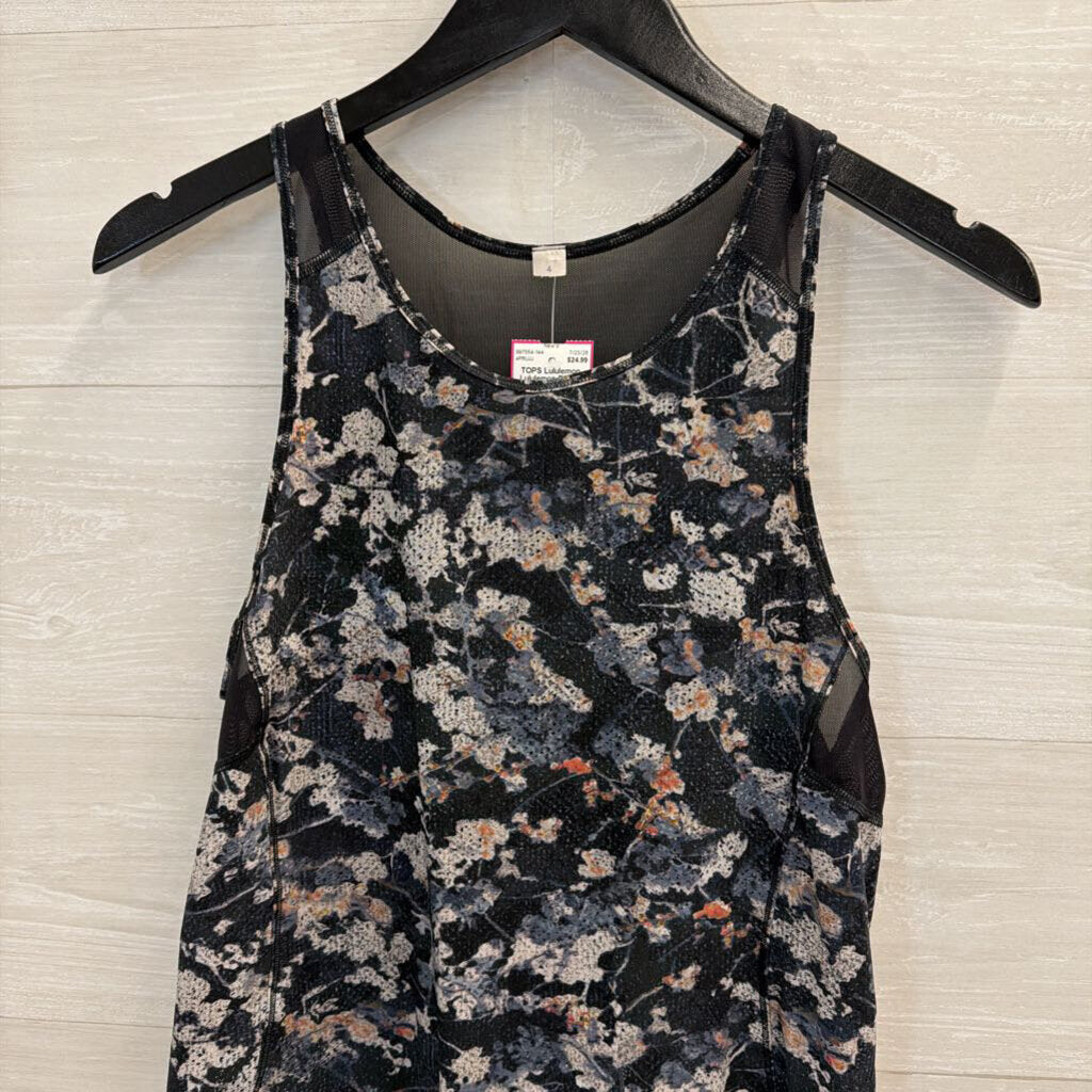 Lululemon Black/ Multi Print Tank Top 4