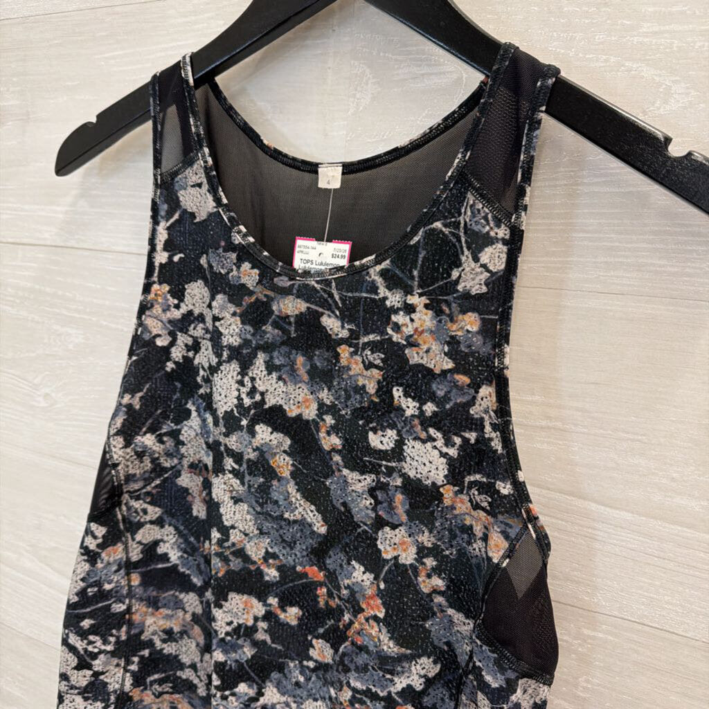 Lululemon Black/ Multi Print Tank Top 4