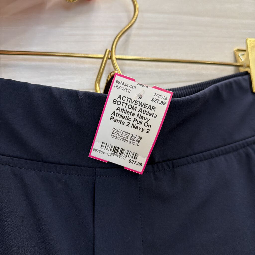Athleta Navy Athletic Pull On Pants 2