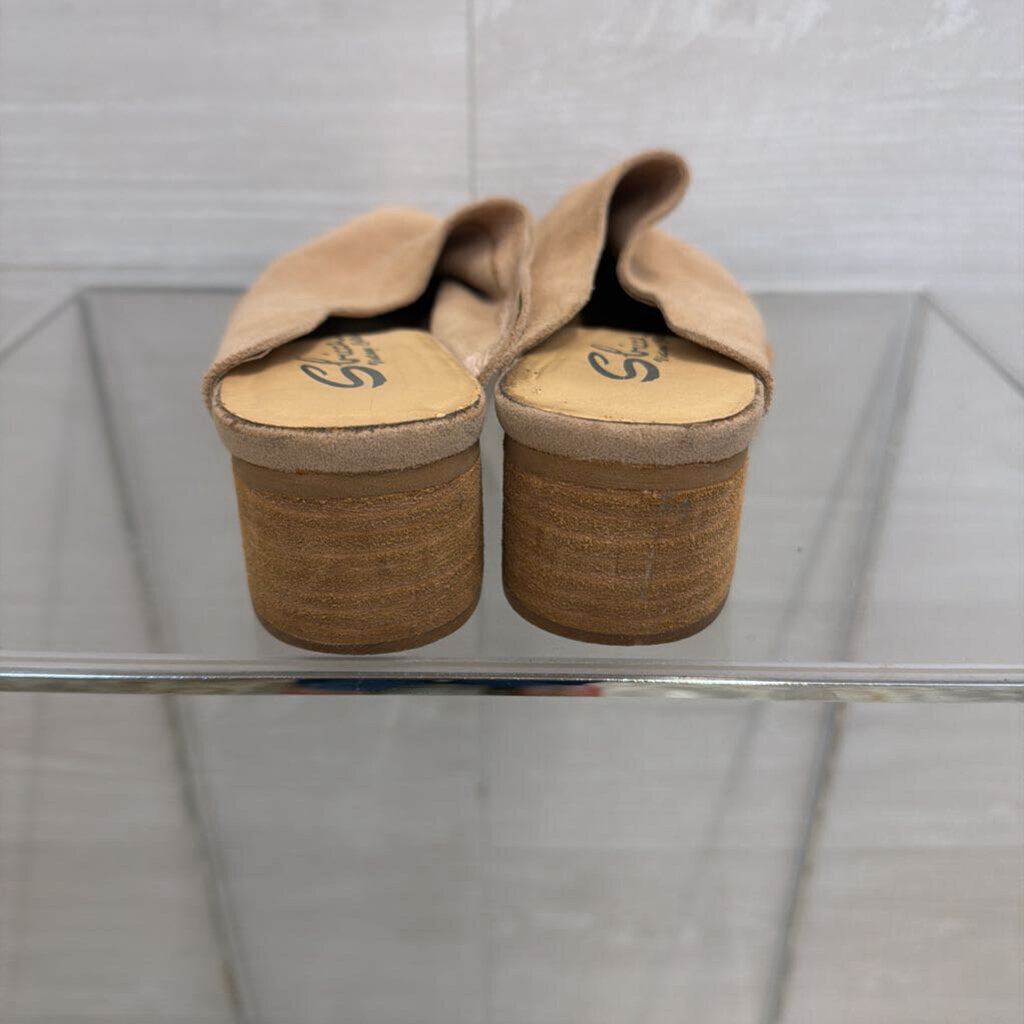 Sbicca Beige Suede Mules 7