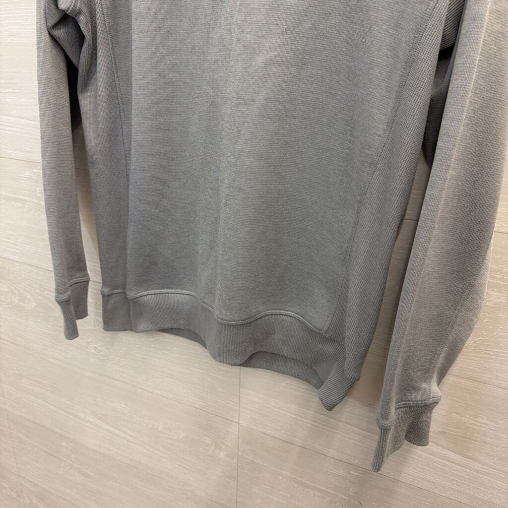 Under Armour Grey Quarter Zip Long Sleeve Pullover Medium