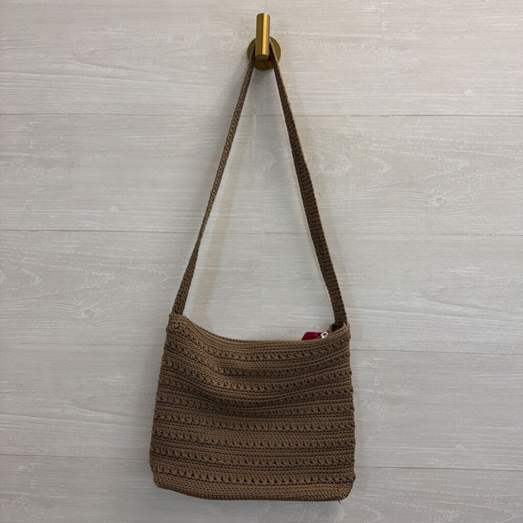 The Sak Brown Crochet Purse