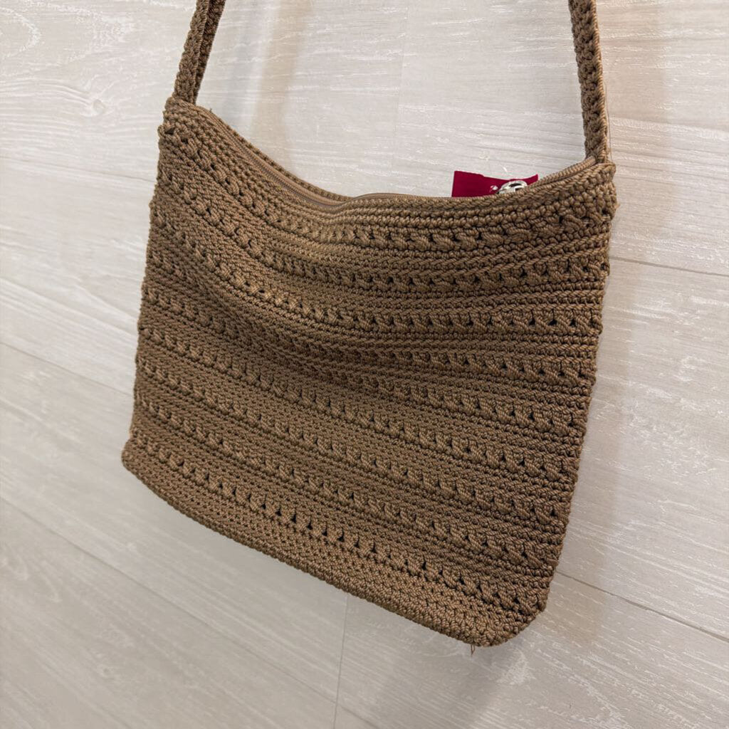 The Sak Brown Crochet Purse