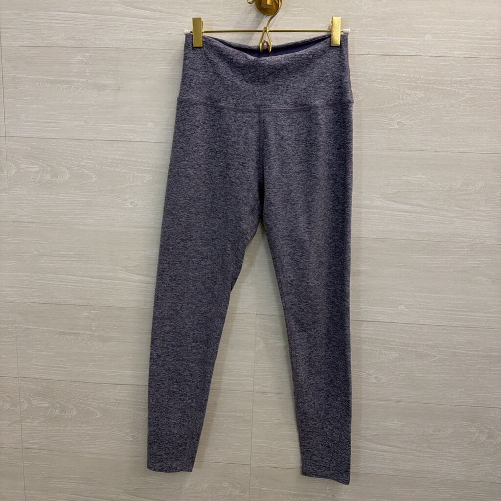 Beyond Yoga Soft Heathered Blue Leggings Medium