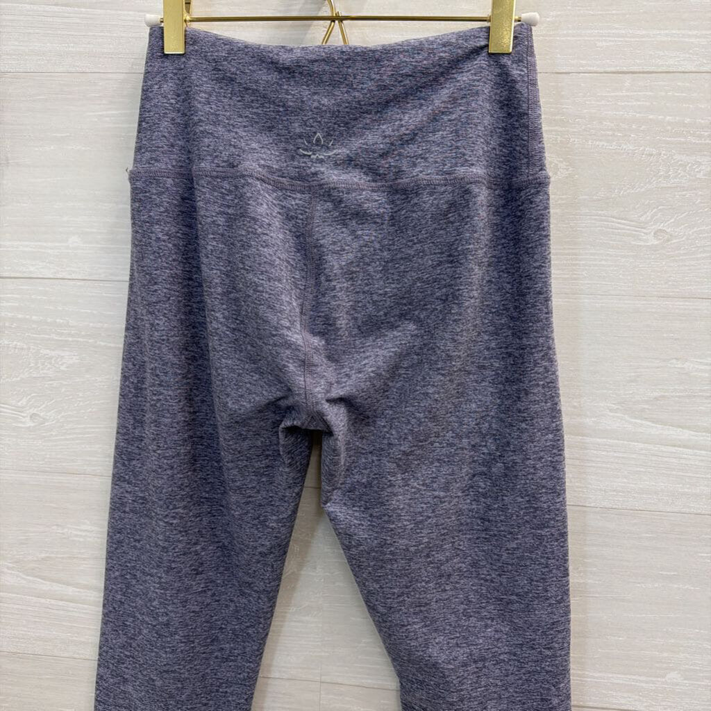 Beyond Yoga Soft Heathered Blue Leggings Medium