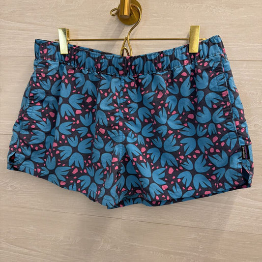 Patagonia Blue/ Pink Print Shorts Medium