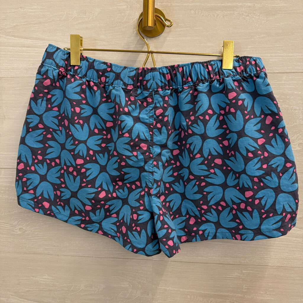 Patagonia Blue/ Pink Print Shorts Medium