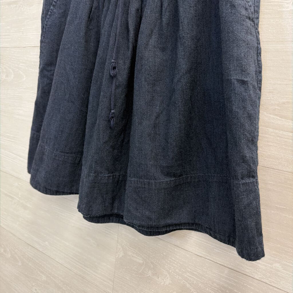 Navy Tie Waist Skirt Extra Large