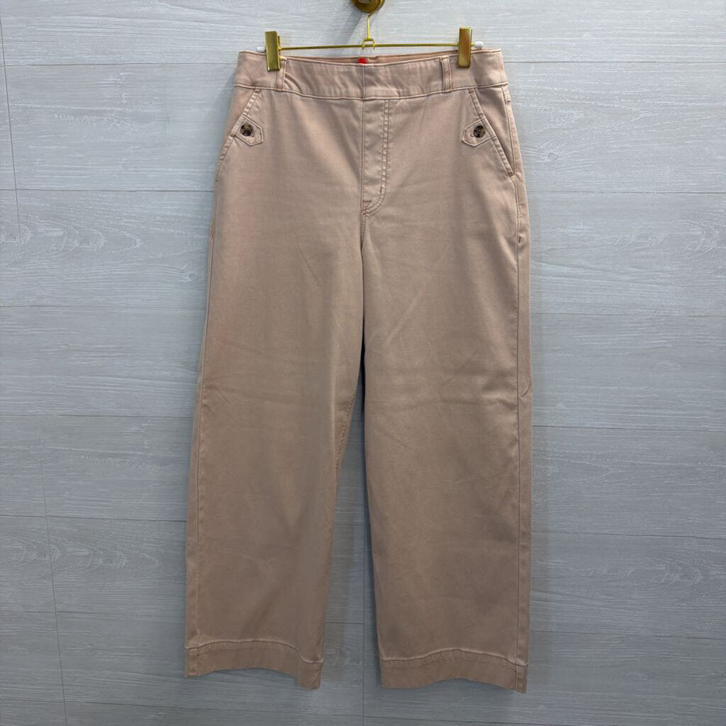 Spanx Pink Wide Leg Pull On Pants Large