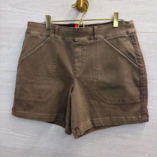 Spanx Brown Pull On Shorts Large