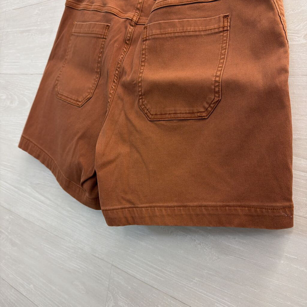 Spanx Brown Pull On Shorts Large