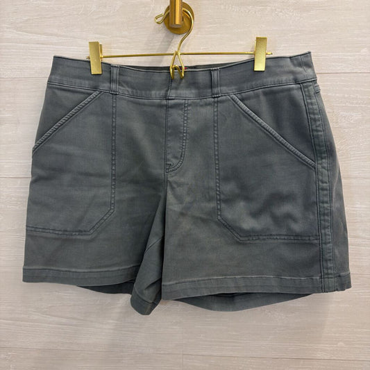 Spanx Blue Pull On Shorts Large