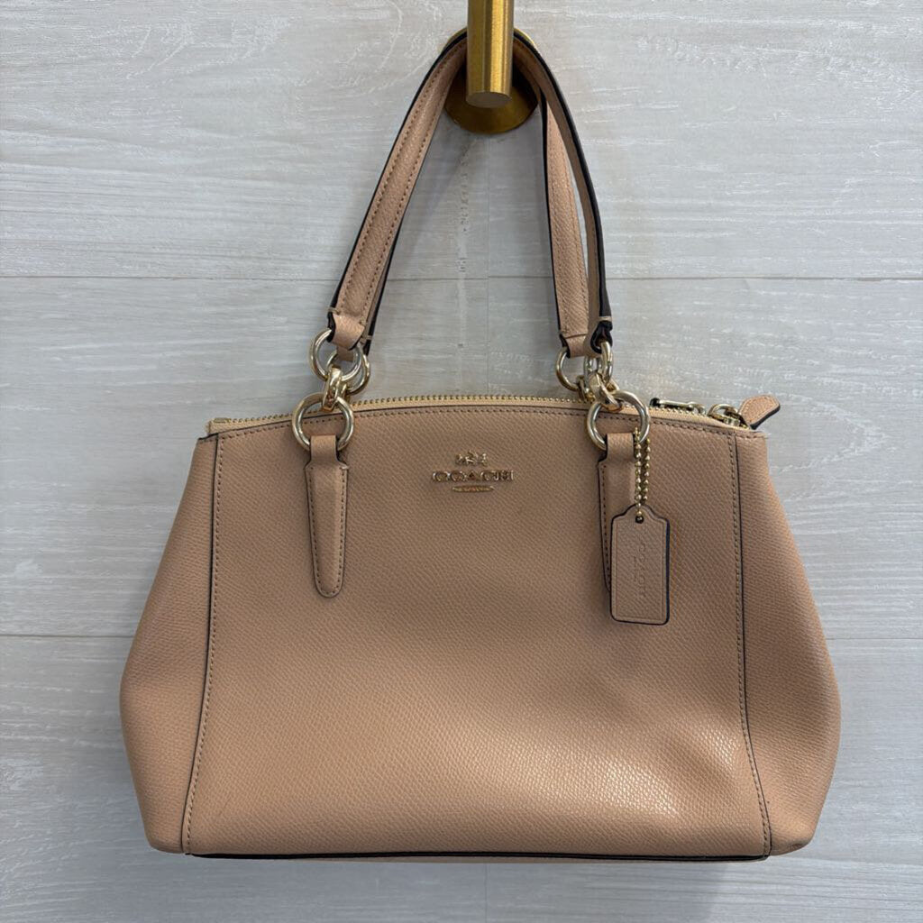Coach Beige Mini Christie Carryall Purse