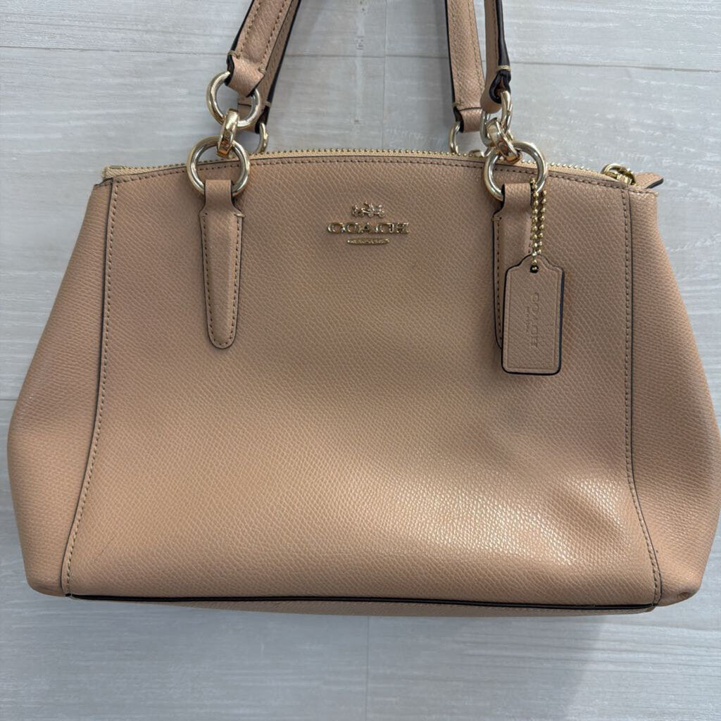 Coach Beige Mini Christie Carryall Purse