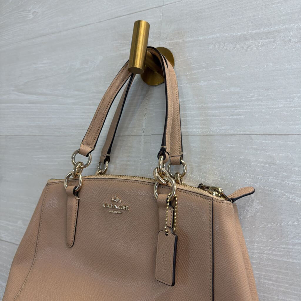 Coach Beige Mini Christie Carryall Purse