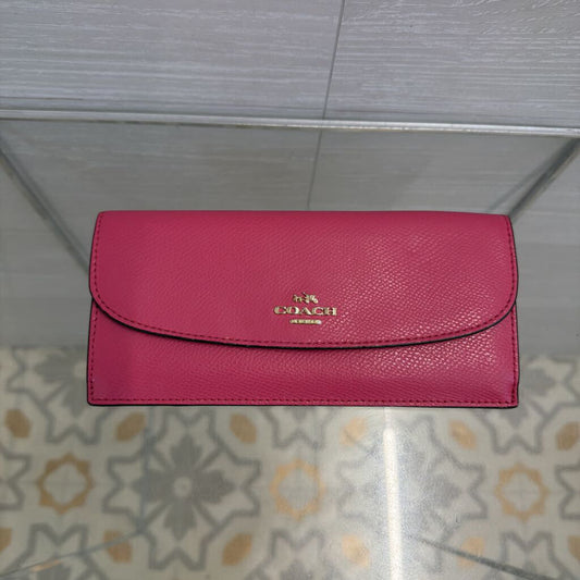 Coach Pink Slim Envelope Wallet