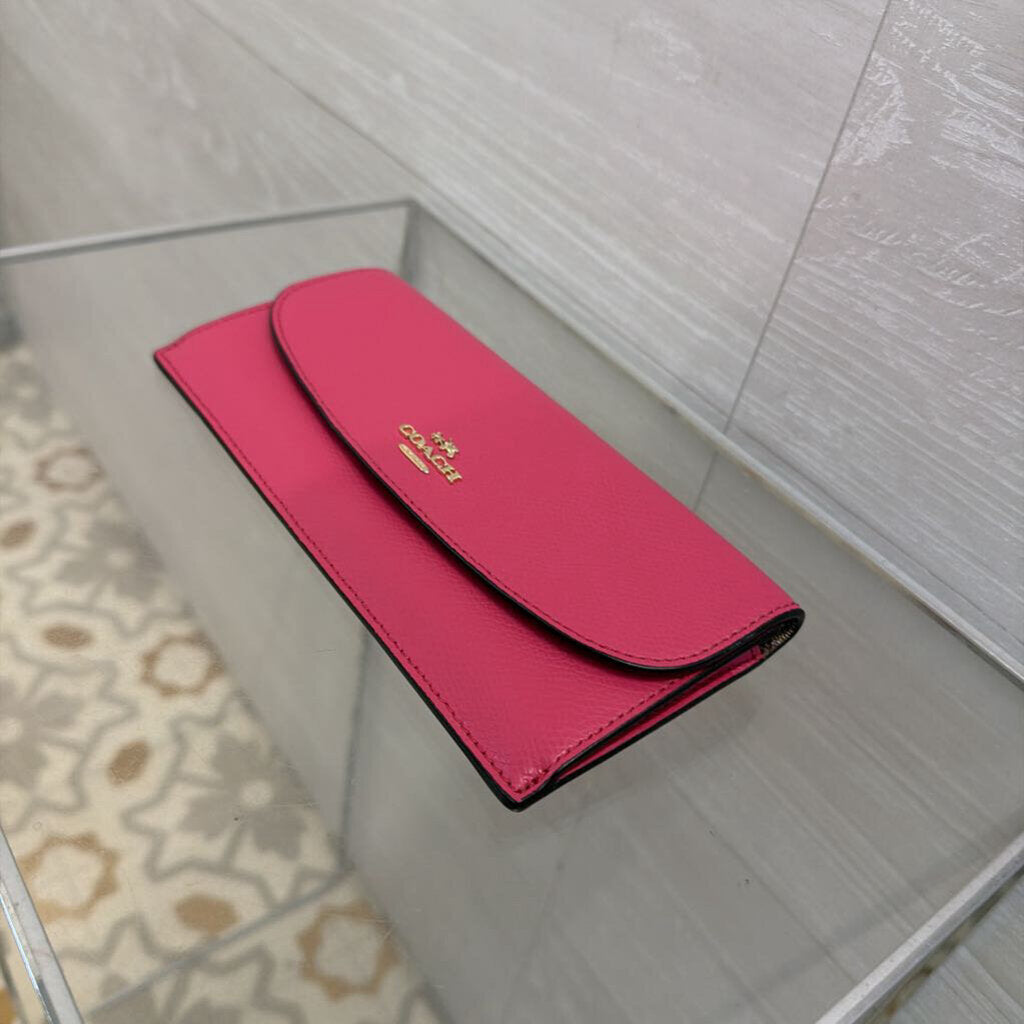 Coach Pink Slim Envelope Wallet