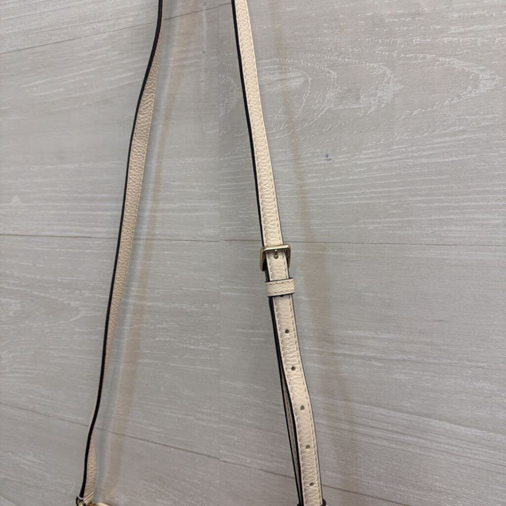 Kate Spade Jackson Straw Triple Gusset Crossbody Purse