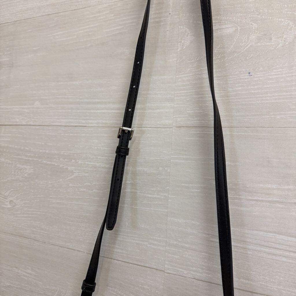 Michael Kors Black Pebbled Leather Crossbody Purse