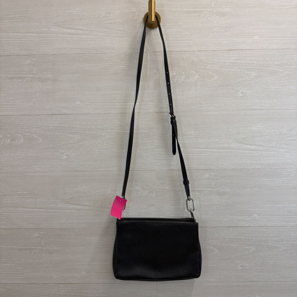 Michael Kors Black Pebbled Leather Crossbody Purse