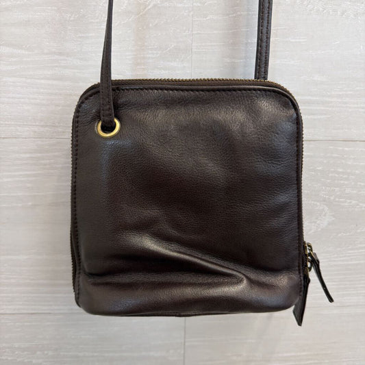 Latico Brown Leather Small Crossbody Purse