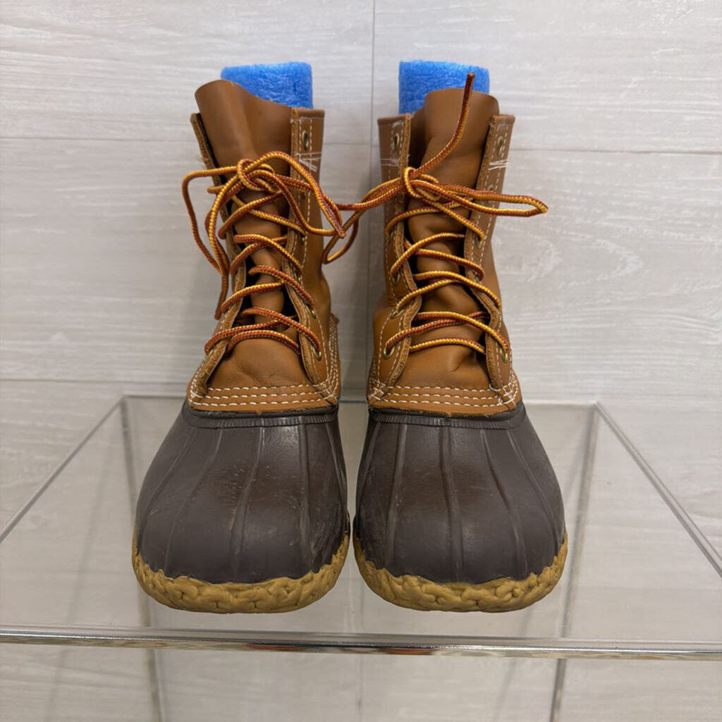 LL Bean Brown Classic Bean Boots 8