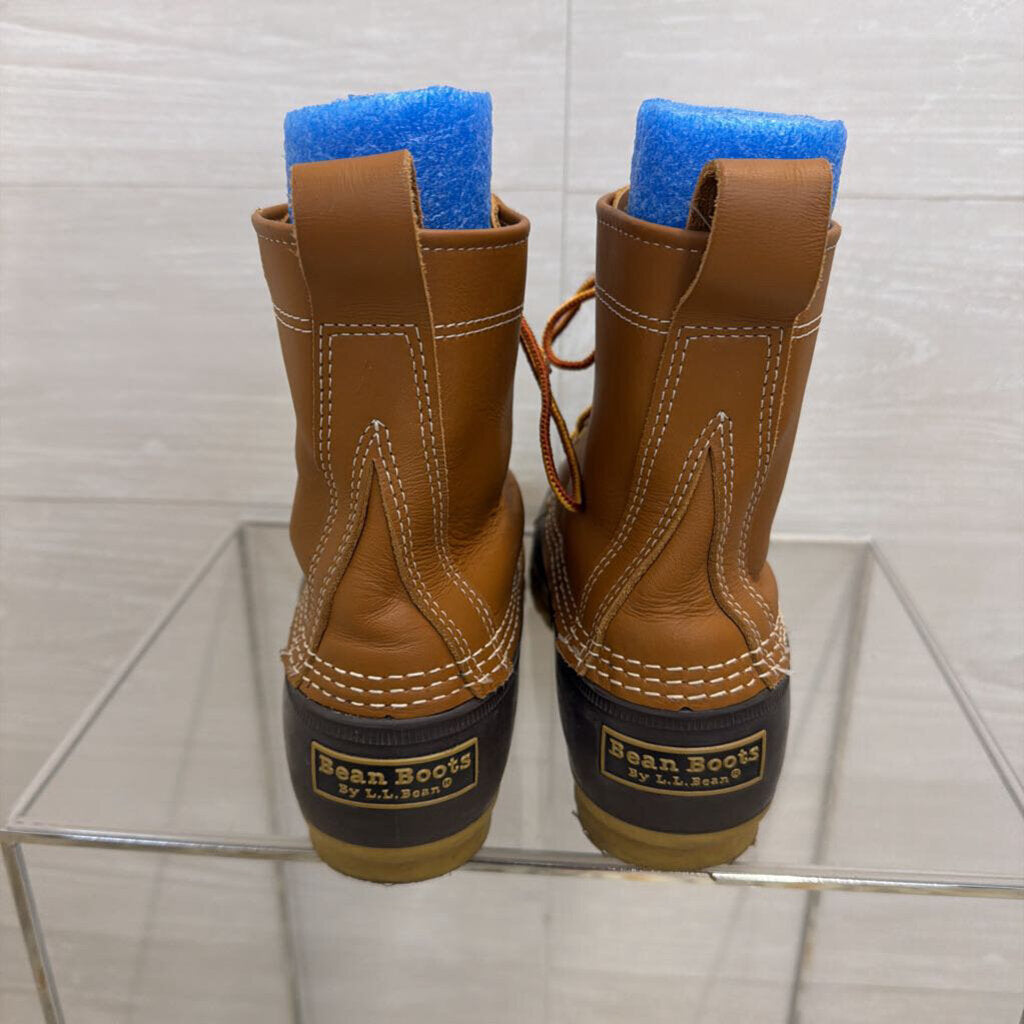 LL Bean Brown Classic Bean Boots 8