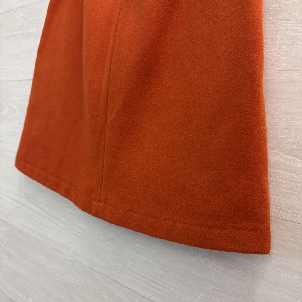 Gap Orange Front Pocket/ Zip Mini Skirt 6