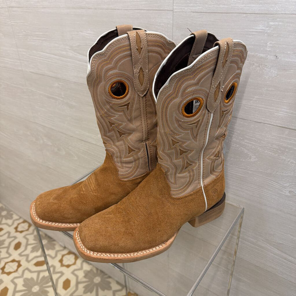 Durango Brown Suede Lady Rebel Pro Western Boots 9