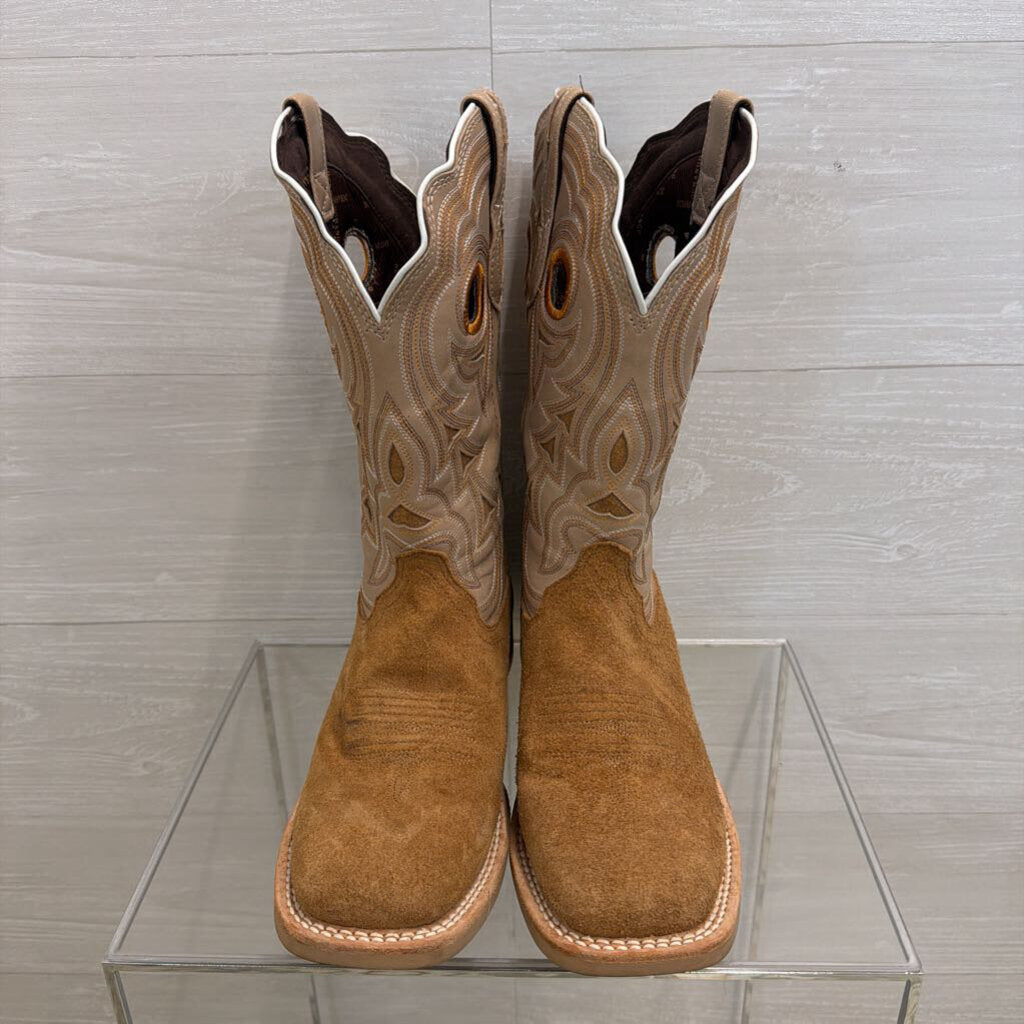 Durango Brown Suede Lady Rebel Pro Western Boots 9