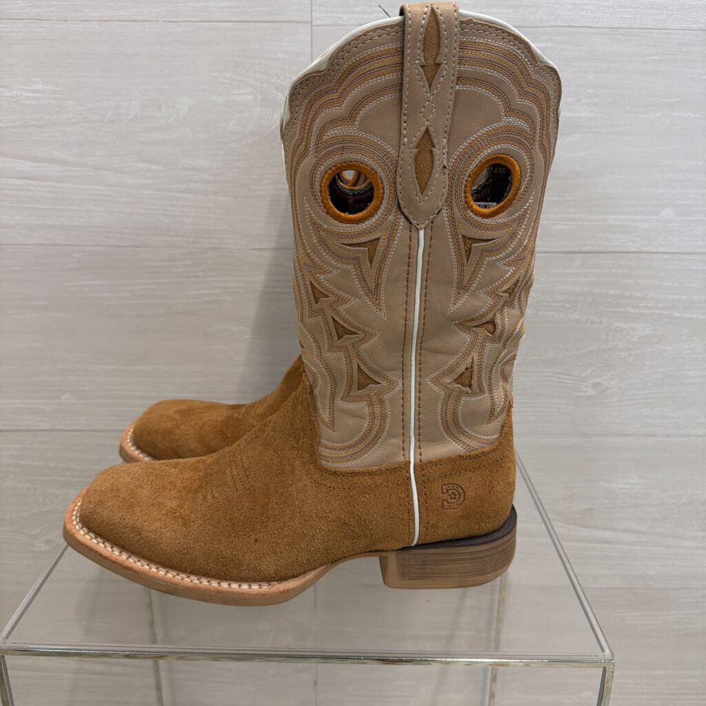 Durango Brown Suede Lady Rebel Pro Western Boots 9