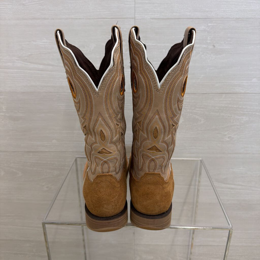 Durango Brown Suede Lady Rebel Pro Western Boots 9