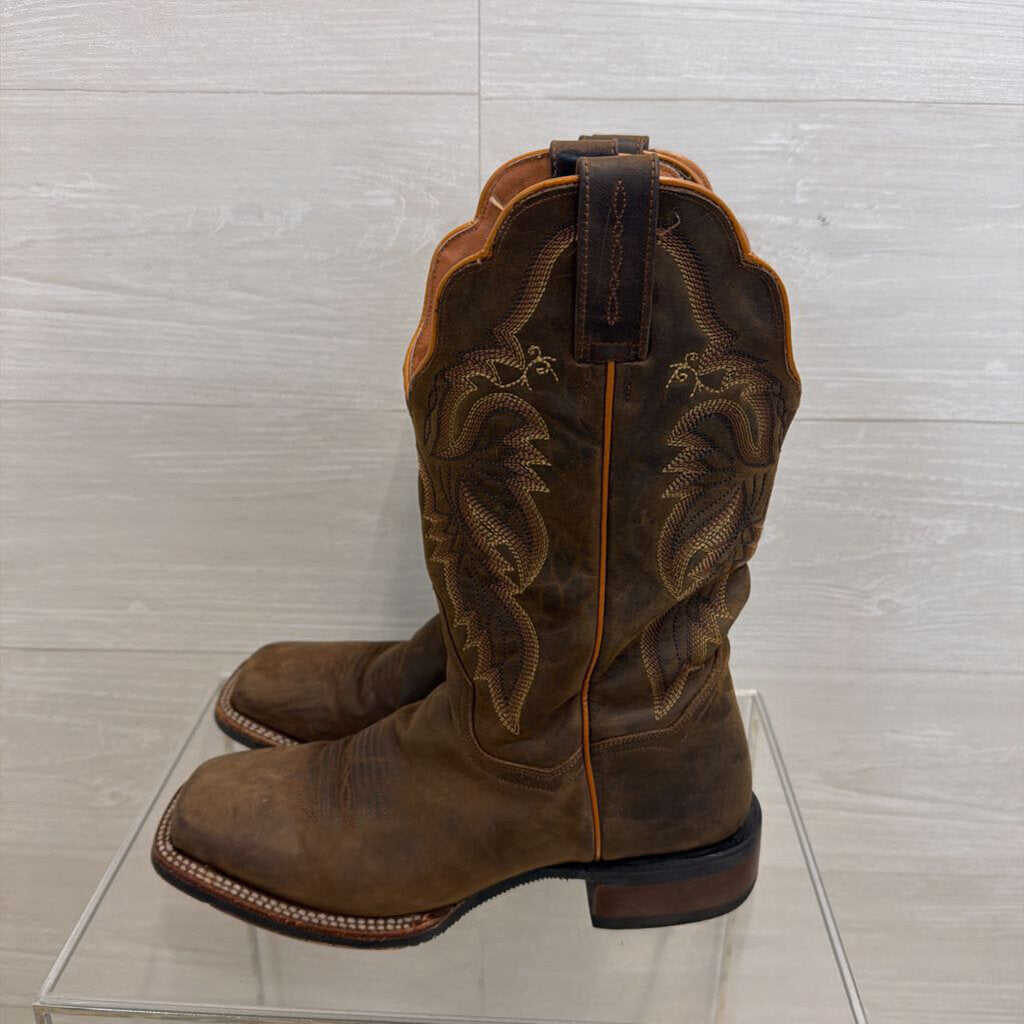 Dan Post Brown Leather Alexy Western Boots 9
