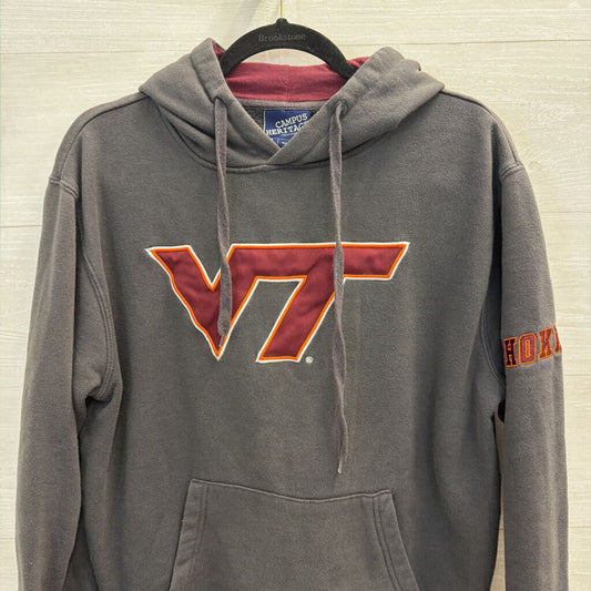 Campus Heritage Grey Virginia Tech Hoodie Small