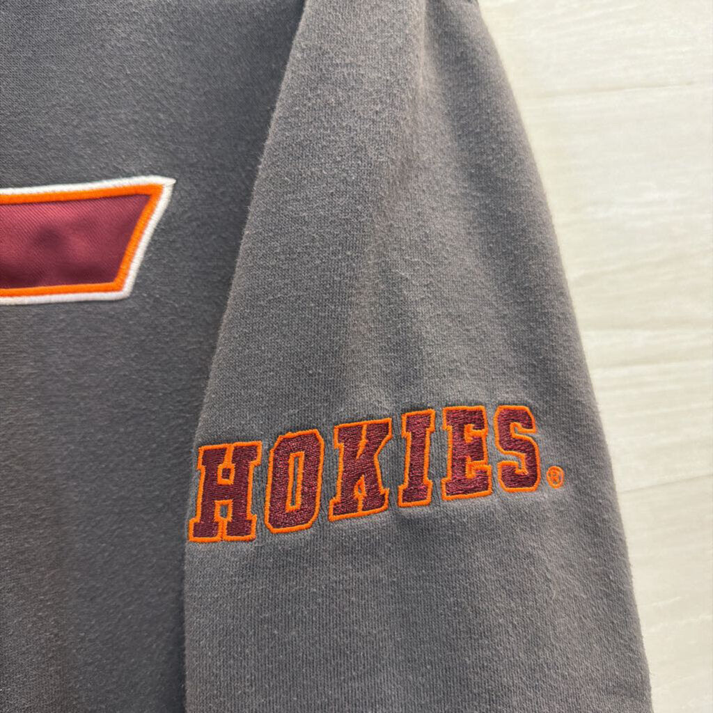 Campus Heritage Grey Virginia Tech Hoodie Small